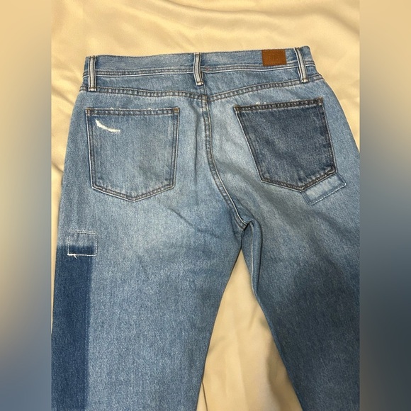 Men’s BDG Dad Jean Medium Wash Patchwork - 32x32 - Picture 9 of 10